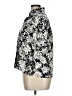 Jessica Simpson 100% Viscose Floral Silver Short Sleeve Blouse Size XL - photo 5