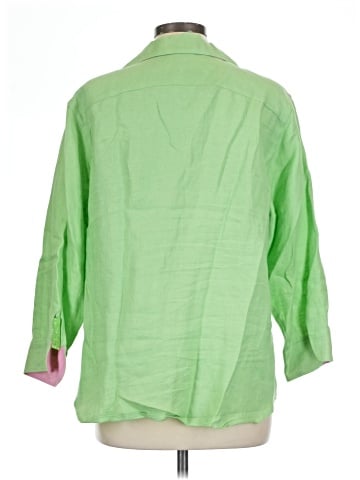 Lauren by Ralph Lauren 3/4 Sleeve Button-Down Shirt (view 2)