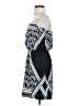 Express Outlet 100% Polyester Graphic Black Cocktail Dress Size XS - photo 5
