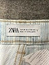 Zara Stripes Blue Denim Shorts Size 2 - photo 3