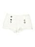 Express Solid Ivory Shorts Size 00 - photo 1