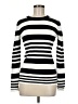 Renee C. Stripes Black Pullover Sweater Size M - photo 1