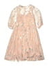 Stella McCartney 100% Polyester Tan Pink Dress Size 8 - photo 2