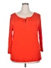 Attention Orange 3/4 Sleeve Top Size XXL - photo 1