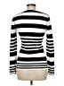 Renee C. Stripes Black Pullover Sweater Size M - photo 2
