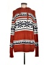 American Eagle Outfitters Print Orange Pullover Sweater Size M - photo 1
