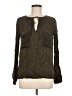 BCBGMAXAZRIA Brown Long Sleeve Blouse Size M - photo 1