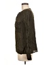 BCBGMAXAZRIA Brown Long Sleeve Blouse Size M - photo 5