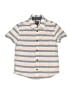 Bixby Nomad 100% Cotton Stripes Tan Short Sleeve Button-Down Shirt Size 6 - 7 - photo 1