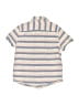 Bixby Nomad 100% Cotton Stripes Tan Short Sleeve Button-Down Shirt Size 6 - 7 - photo 2