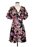 1.State 100% Polyester Floral Black Casual Dress Size S - photo 1