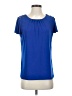 Luxology Blue Short Sleeve Top Size S - photo 1