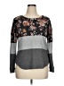 Absolutely Famous Floral Gray Pullover Sweater Size XL - photo 1