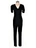 Express Outlet Solid Black Jumpsuit Size XXS - photo 1