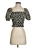 Monteau Gold Short Sleeve Blouse Size S - photo 1