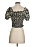Monteau Gold Short Sleeve Blouse Size S - photo 2