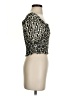 Monteau Gold Short Sleeve Blouse Size S - photo 4