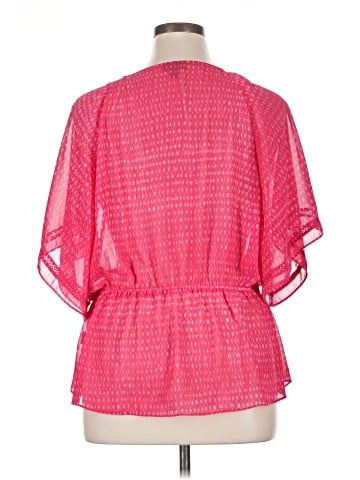 a.n.a. A New Approach Short Sleeve Blouse (view 2)