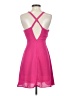 Lush 100% Polyester Solid Pink Cocktail Dress Size S - photo 2