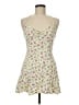 Zara Floral White Cocktail Dress Size M - photo 1