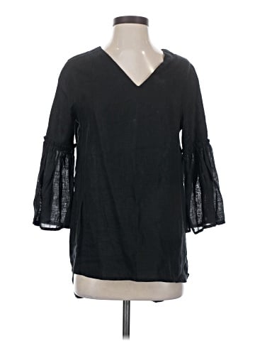 Crown Linen Designs 3/4 Sleeve Blouse (view 1)