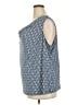 Chaps Blue Sleeveless Blouse Size 2X - photo 5