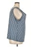 Chaps Blue Sleeveless Blouse Size 2X - photo 4