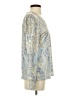 Unbranded Paisley Blue Long Sleeve Blouse Size S - photo 4