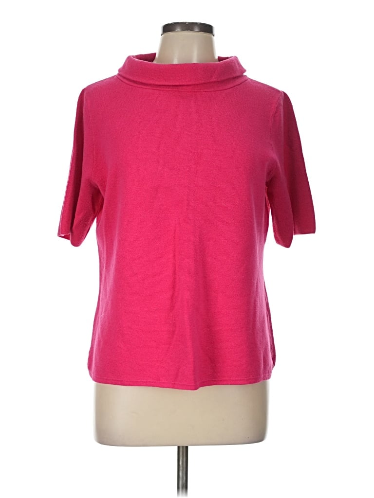 Pre-owned Talbots Outlet Turtleneck Sweater In Pink