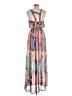 L Space 100% Polyester Print Pink Casual Dress Size M - photo 2