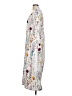 Unbranded 100% Polyester Print White Casual Dress Size L - photo 5