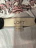 Ann Taylor LOFT 100% Polyester Gray 3/4 Sleeve Blouse Size M - photo 4