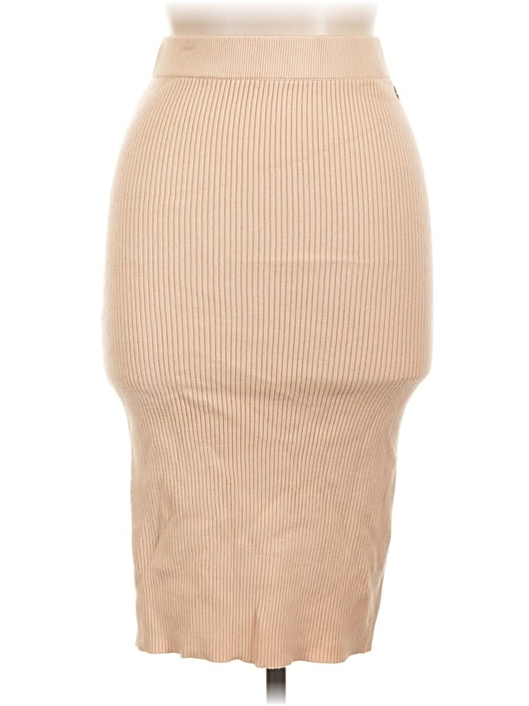 Pre-owned Guess Casual Skirt In Tan