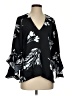 Vince Camuto 100% Polyester Black 3/4 Sleeve Blouse Size S - photo 1