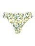 Zaful Floral Yellow Swimsuit Bottoms Size 2X - photo 1