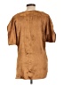Assorted Brands Brown Short Sleeve Blouse Size 10 - photo 2