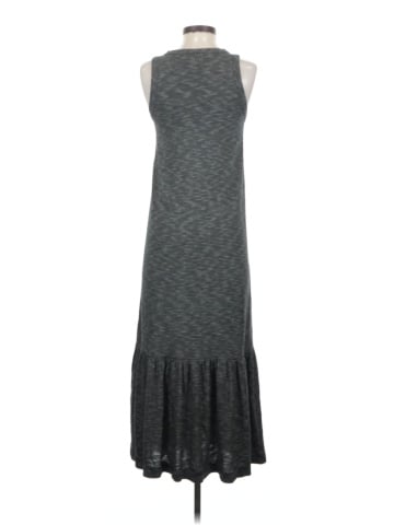 Madewell Knit Tank Ruffle-Hem Dress in Stripe (view 2)