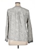 Johnston & Murphy Silver Long Sleeve Blouse Size XL - photo 2