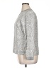 Johnston & Murphy Silver Long Sleeve Blouse Size XL - photo 5