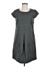 Karin Stevens 100% Polyester Tweed Gray Casual Dress Size 6 - photo 1