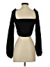 Sophie Rue 100% Polyester Black 3/4 Sleeve Blouse Size XS - photo 2
