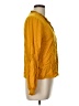 1.State 100% Rayon Yellow Long Sleeve Blouse Size L - photo 4