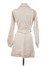 Buckle 100% Polyester Ivory Trenchcoat Size XS - photo 2