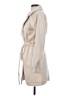 Buckle 100% Polyester Ivory Trenchcoat Size XS - photo 5