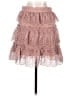 Self-Portrait 100% Polyester Paisley Pink Casual Skirt Size 6 - photo 1