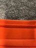 Shein Color Block Orange Short Sleeve Turtleneck Size S - photo 7