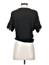 Max Studio Black Short Sleeve Blouse Size S - photo 2