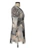 LUXE 100% Polyester Animal Print Gray Cocktail Dress Size L - photo 4