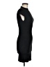 Zara Solid Black Casual Dress Size M - photo 4