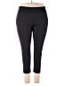 Zac & Rachel Houndstooth Black Active Pants Size 2X - photo 1